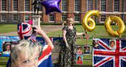 Fãs de Lady Di nos jardins do Palácio de Kensington - Getty Images