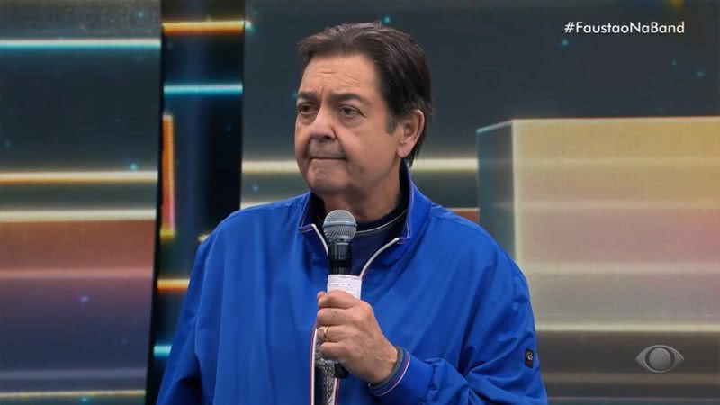 Faustão durante apresentação do programa na Band - Reprodução/Vídeo