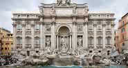 Fotografia da famosa Fontana di Trevi - Wikimedia Commons