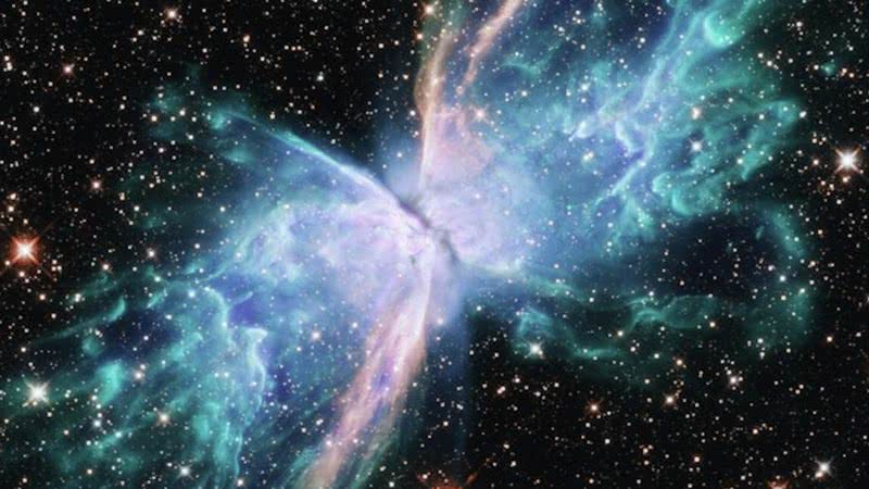 Nebulosa NGC 6302, também conhecida como Butterfly - NASA, ESA e J. Kastner