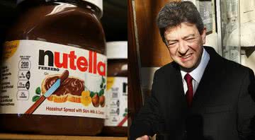 Embalagem de Nutella e Jean-Luc Mélenchon em montagem - Getty Images