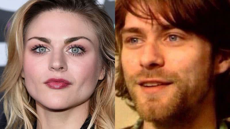 Frances Bean Cobain em 2018 e Kurt Cobain em 1993 - Getty Images/Divulgação/Youtube/MTV