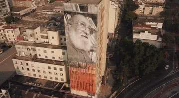 O mural em homenagem ao grande Paulo Freire - Divulgação/Thiago Fernandes, via arquivo pessoal