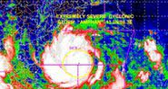 Imagens por satélite do furacão Amphan - Divulgação