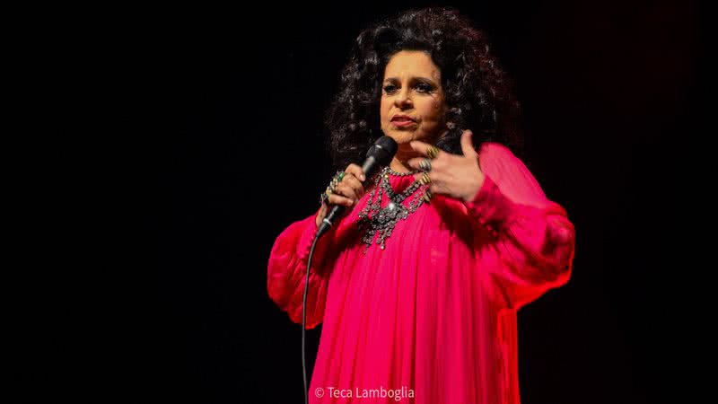 Gal Costa durante apresentação - Teca Lamboglia