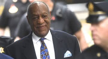 O comediante Bill Cosby após ter sido condenado, em 2018 - Getty Images