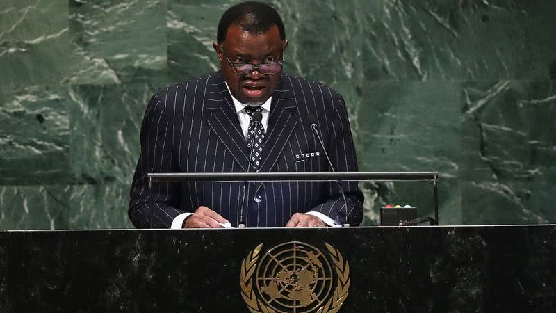 O presidente Hage Geingob - Getty Images