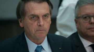 Jair Bolsonaro em coletiva - Getty Images