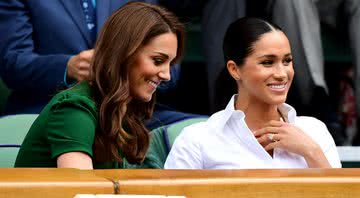 Kate Middleton ao lado de Meghan Markle - Getty Images