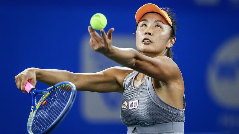 Peng Shuai em partida - Getty Images