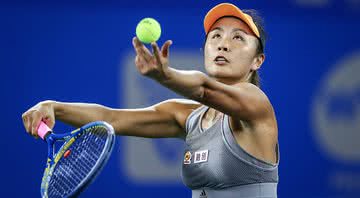 Peng Shuai em partida - Getty Images