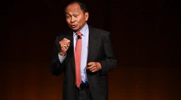 Francis Fukuyama durante palestra - Getty Images