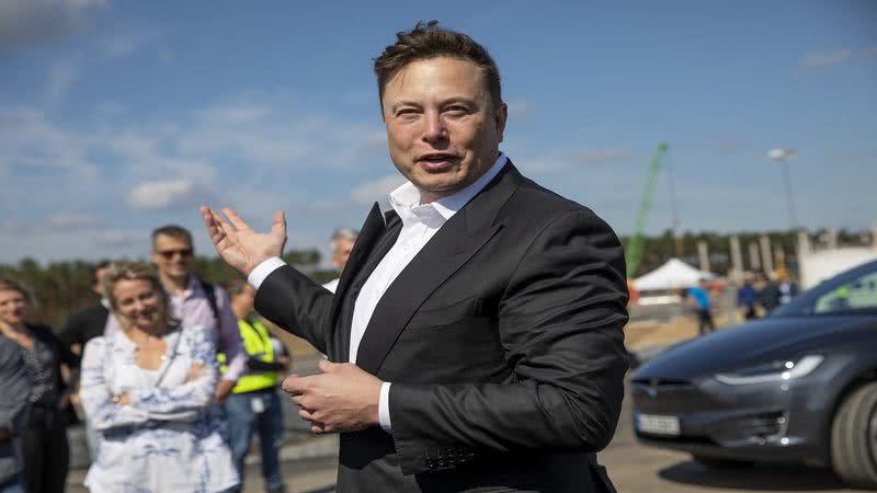 Elon Musk, funfador da SpaceX e CEO da Tesla - Getty Images