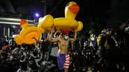 Protesto pró-democracia na Tailândia - Getty Images