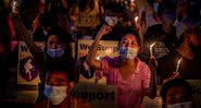 Protestos em Mianmar - Getty Images