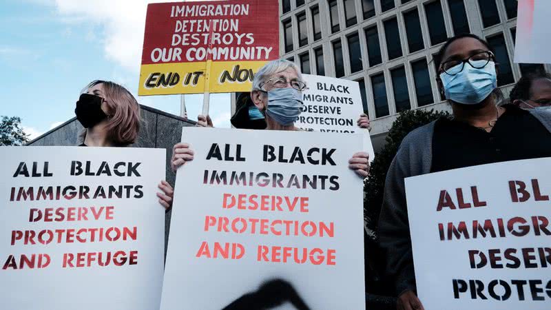 Protestos contra a deportação de migrantes - Getty Images