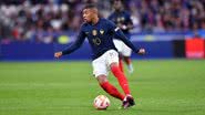 O francês Kylian Mbappé em ação - Getty Images