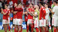 Jogadores da seleção galesa durante a última Copa do Mundo - Getty Images