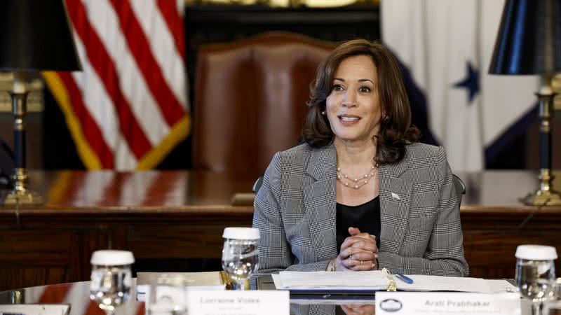 Kamala Harris, vice-presidente dos EUA - Getty Images