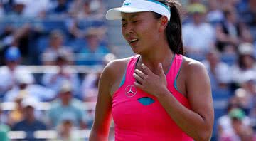 A tenista Peng Shuai durante partida - Getty Images