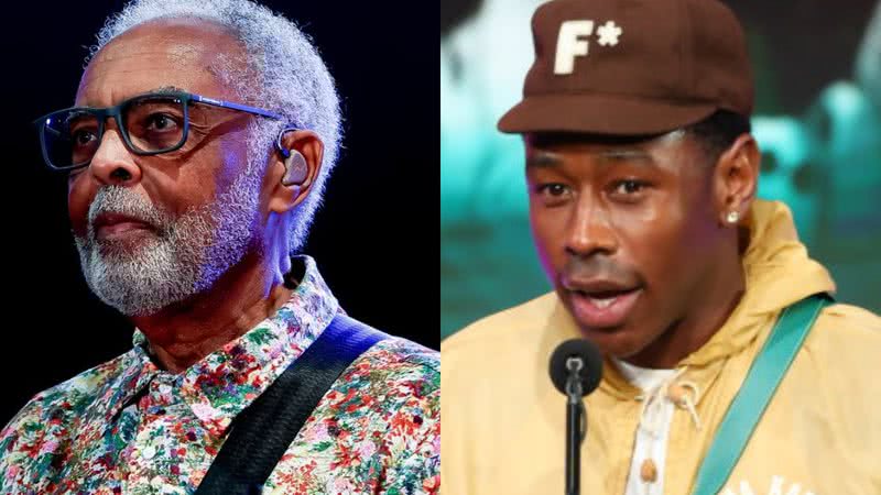 Gilberto Gil e Tyler, The Creator, respectivamente - Getty Images