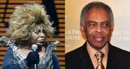 Elza Soares (à esqu.) e Gilberto Gil (à dir.) - Getty Images