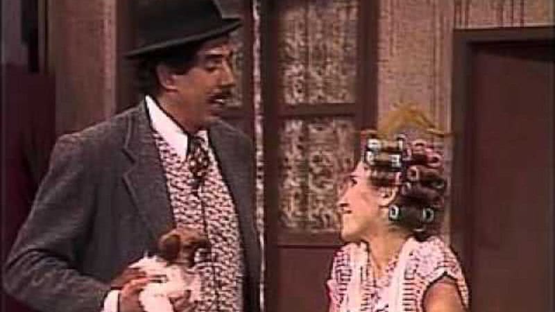 Professor Girafales e Dona Florinda em "Chaves" - Divulgação/SBT