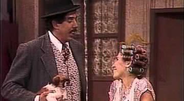 Professor Girafales e Dona Florinda em "Chaves" - Divulgação/SBT