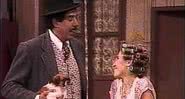 Professor Girafales e Dona Florinda em "Chaves" - Divulgação/SBT