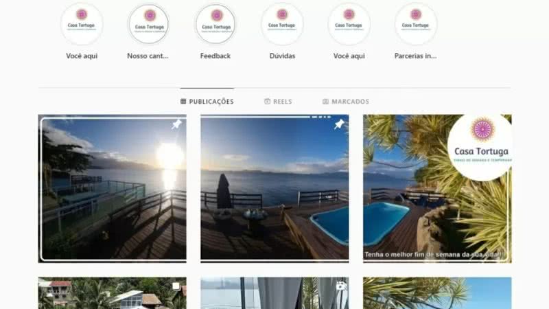 Página do imóvel no Instagram - Reprodução/ Redes Socias/ Instagram