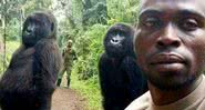 Selfie tirada em 2019 - Divulgação / Mathieu Shamavu / www.virunga.org