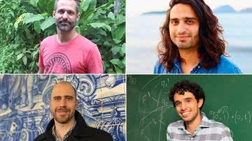 Robert Morris, Julian Sahasrabudhe,  Simon Griffiths e Marcelo Campos - Divulgação / IMPA