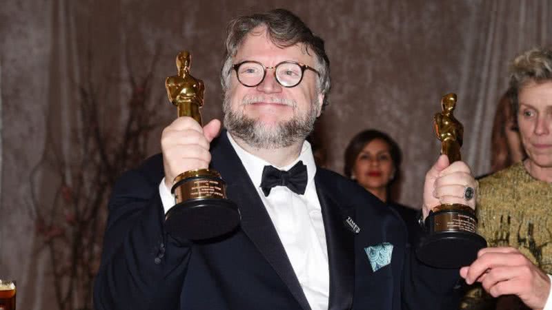 O diretor Guillermo del Toro no Oscar de 2018 - Getty Images