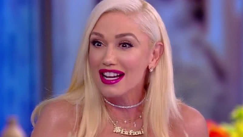 Gwen Stefani durante entrevista - Reprodução/Vídeo