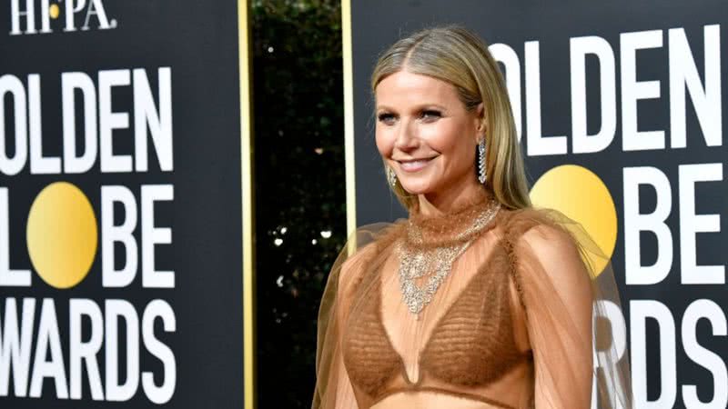 Atriz Gwyneth Paltrow no Golden Globe Awards de 2020 - Getty Images