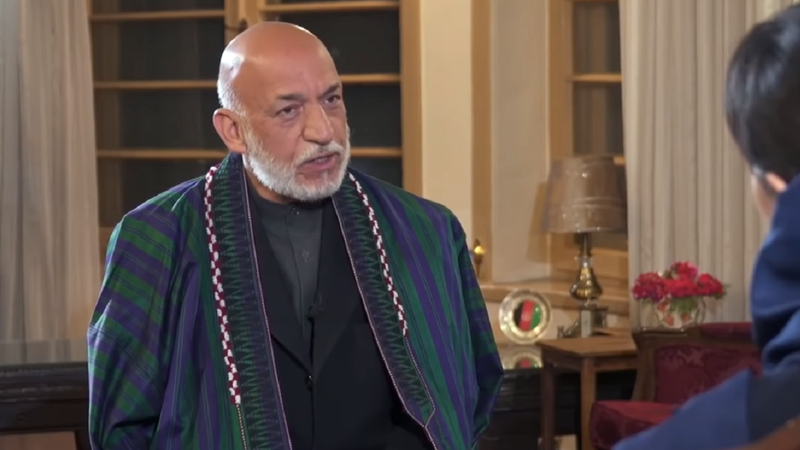 Hamid Karzai em entrevista para a emissora BBC (2021) - Reprodução / Youtube (BBC News)