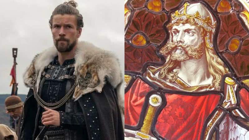 O viking na ficção e realidade - Divulgação/Netflix e Colin Smith, Creative Commons