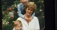 Foto pessoal de Diana, William e Harry - Getty Images