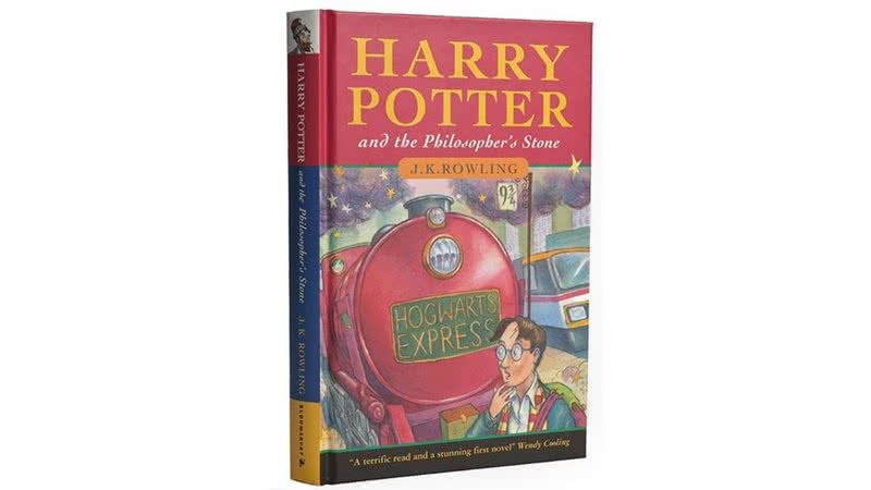 Livro da primeira edição de Harry Potter e a Pedra Filosofal leiloado - Divulgação/Auctioneers Tennants