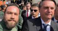 Foto de Lucas ao lado do presidente Jair Bolsonaro - Divulgação/Instagram/valenca26