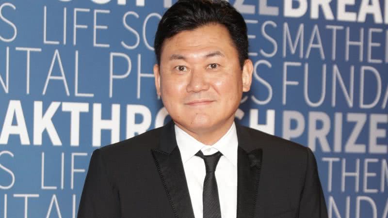 Hiroshi Mikitani em evento no ano de 2019 - Getty Images