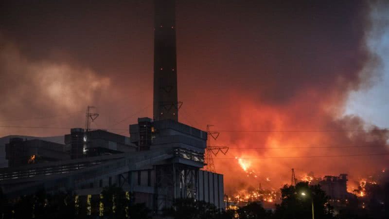 Incêndio atinge a cidade de Mugla, na Turquia - Getty Images