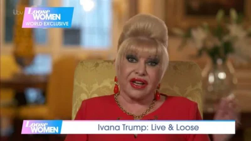 Ivana Trump, ex-esposa do presidente dos EUA Donald Trump - Divulgação/Loose Women