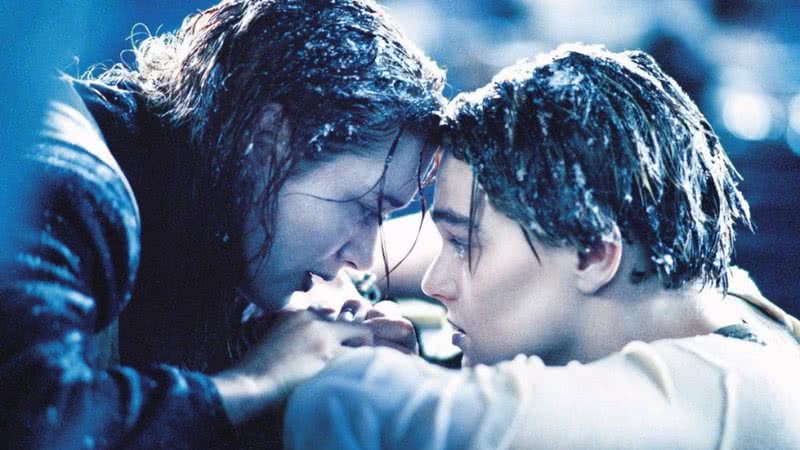 Os personagens Jack e Rose no filme 'Titanic' - Divulgação