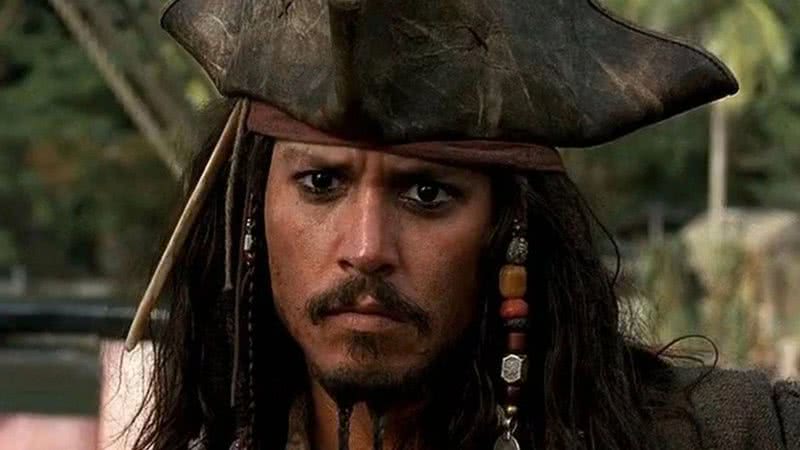 Johnny Depp como Jack Sparrow em Piratas do Caribe - Divulgação/Disney