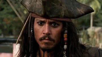 Johnny Depp como Jack Sparrow em Piratas do Caribe - Divulgação/Disney