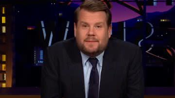 James Corden durante programa - Reprodução/Vídeo/Youtube: The Late Late Show with James Corden