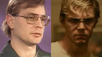 Jeffrey Dahmer: real e ficção - Divulgação/Netflix e reprodução/vídeo