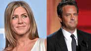 Montagem mostrando Jennifer Aniston e Matthew Perry - Getty Images