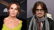 Os atores Jennifer Grey e Johnny Depp - Getty Images